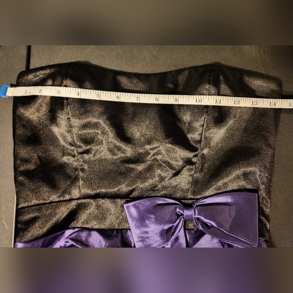 Trixxi Silk Ruffle Strapless Dress - Picture 5 of 7